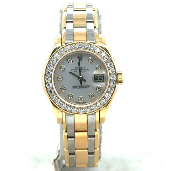 Datejust Pearlmaster Automatic Diamond Ladies Watch