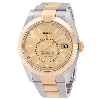 Sky Dweller GMT Automatic Champagne Dial Men's Watch